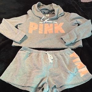 PINK by Victoria Secret shorts sweat suit